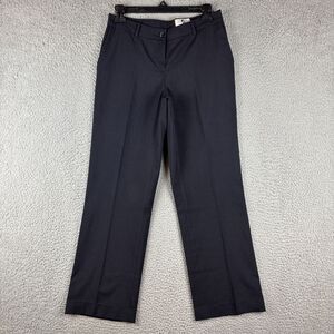 VF Imagewear Pants Men's Size 34 Navy Blue Slash Pocket Flat Front Straight Wool